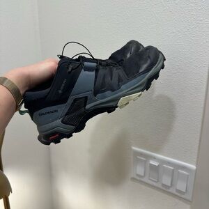 Salomon Black and Gray Athletic Shoes